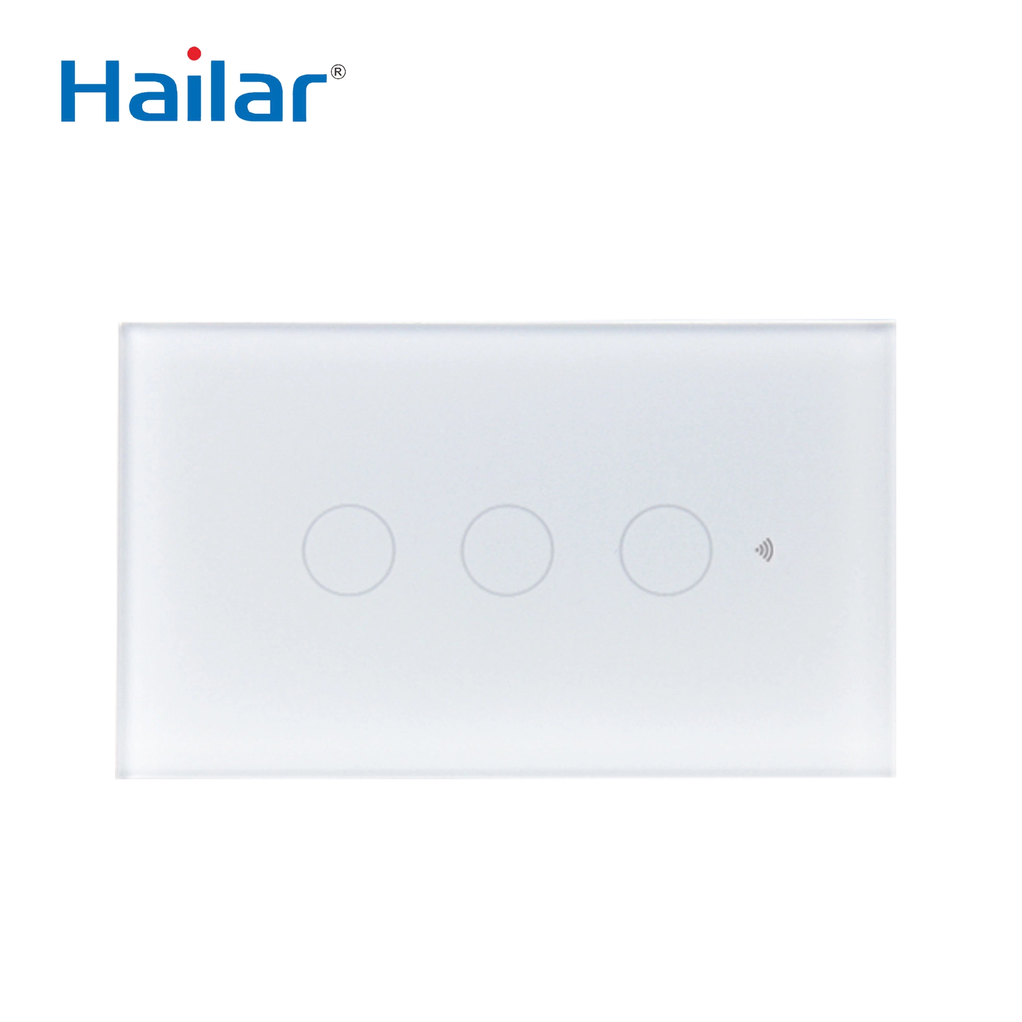 Hailar American Smart 3 Gang Light Switch Home Touch WiFi Wall Switch