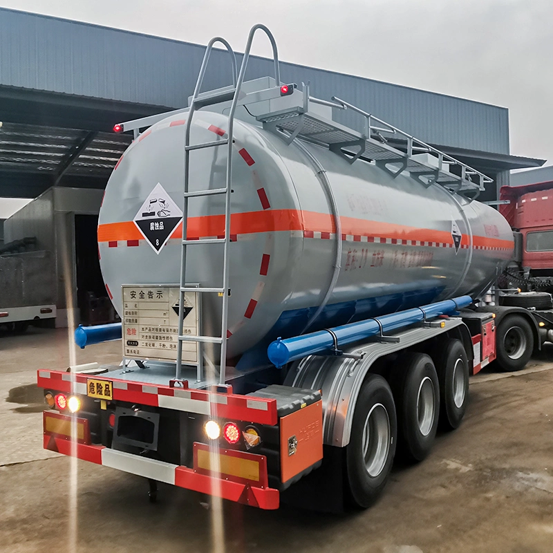 3 Axle Liquid Nitrogen Tank Semi-Trailer for Sale