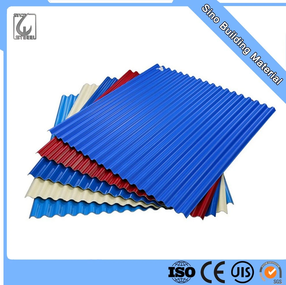 PPGI Corrugated Colored Metal Sheet Prepainted Roofing Sheet for Industrial Buiding