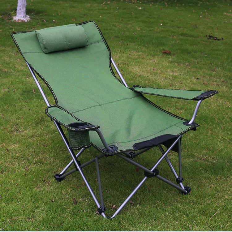 2 Positions Folding Chair Camping Outdoor Leisure Beach Chair