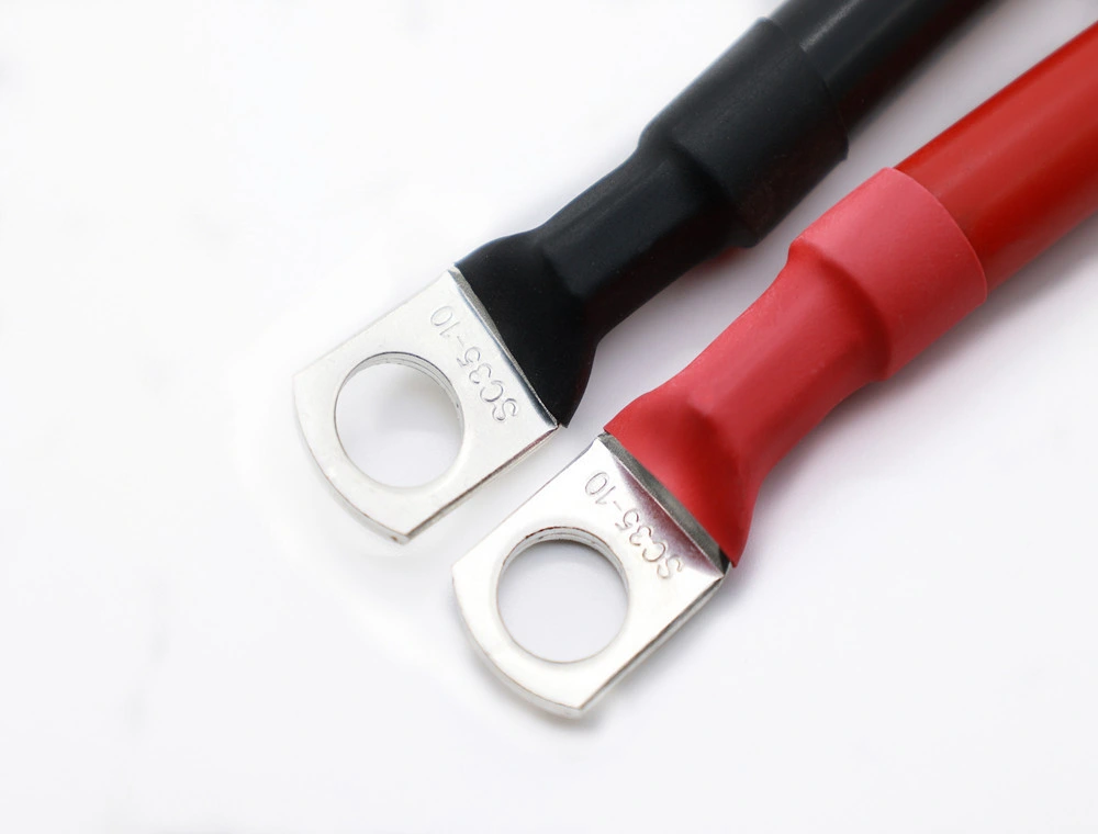 Processing 35mm2 2AWG Car Wire Battery Terminal Connector, Auto Extension Battery Connection Wire, Cable Accessories