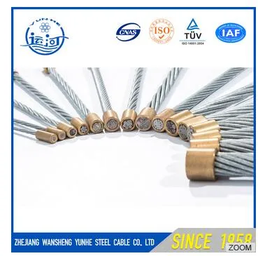 Reinforced Steel Wire Messenger 7*0.4 mm Stranded Wire for Optical Fiber Cable OFC