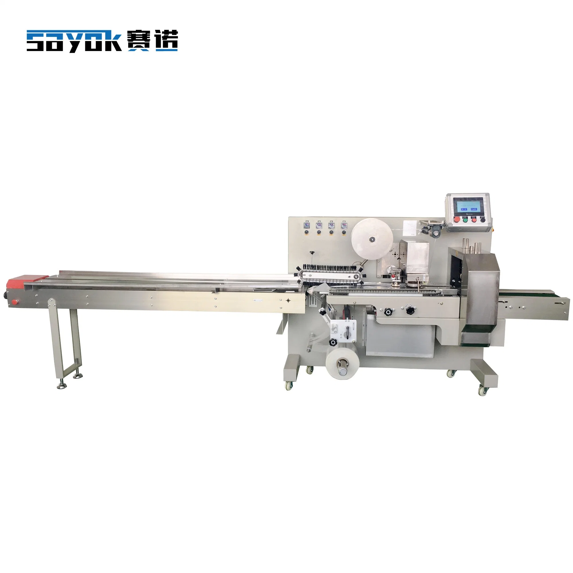 Hot Sell Full Automatic PE Film Shrink Packaging Wrapping Machine Rectangular Products Packing Machine