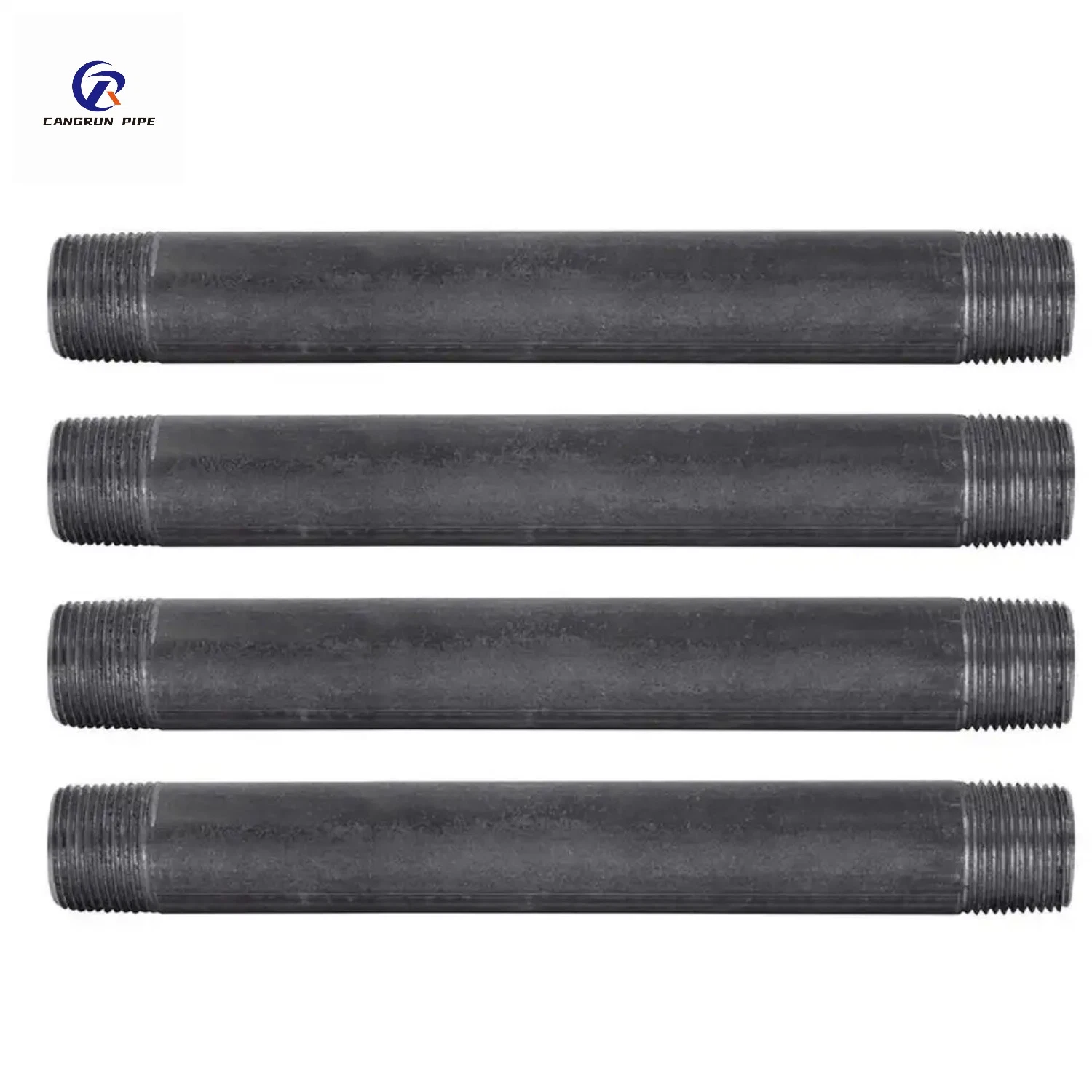 Manufacture Wholesale/Supplier Price ASTM Gi Pipe Fittings Thread Pipe Nipples Plumbing Materials Hot DIP Galvanized Pipe Nipples Black Steel Pipe Nipples