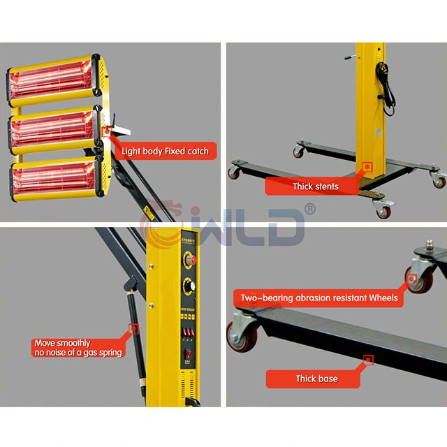 Wld-6al Movable Infrared Heating Lamp / Baking Tube for Sell Belgium