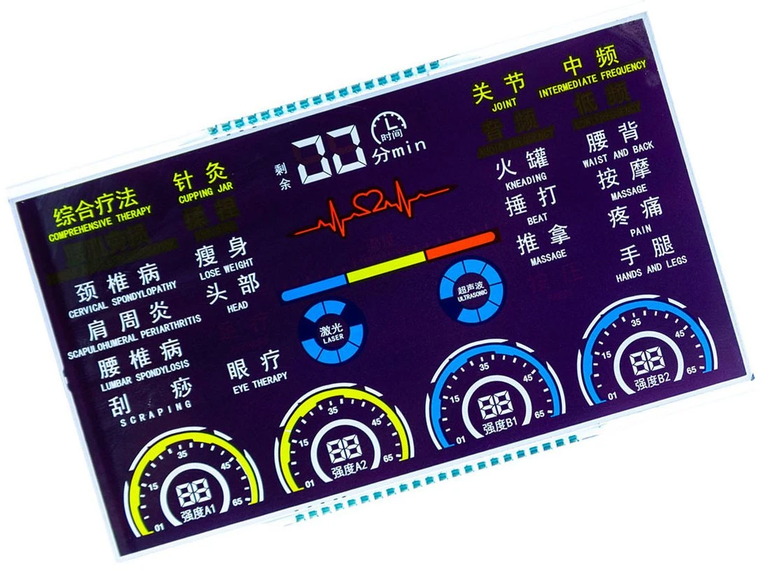 Large-Sized Tn Segment LCD for Medical Treatment Display LCD