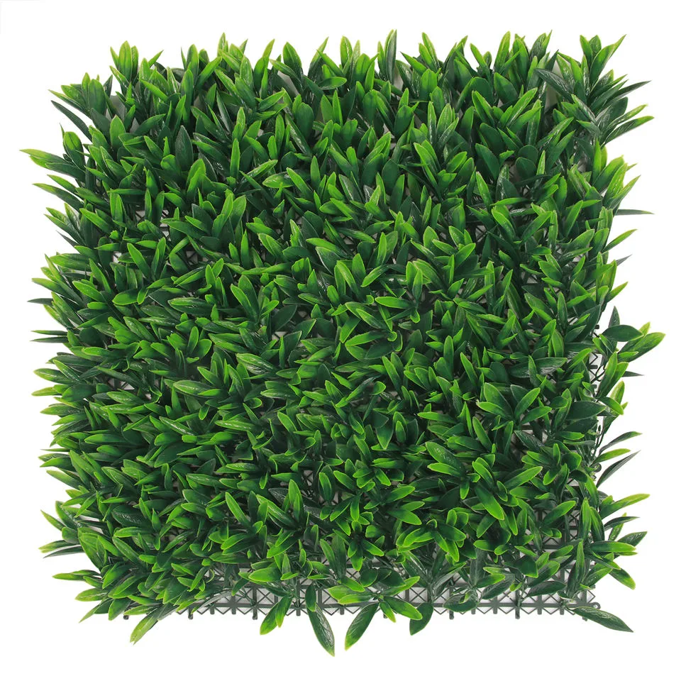 Outdoor Backdrop Faux Plant Plastic Grass Hedge Boxwood Artificial Green Wall for Garden Decoration