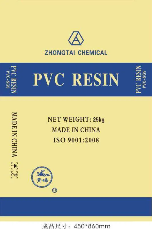 Resina de resina de Zhongtai Chemical Zhongtai PVC resina SG8