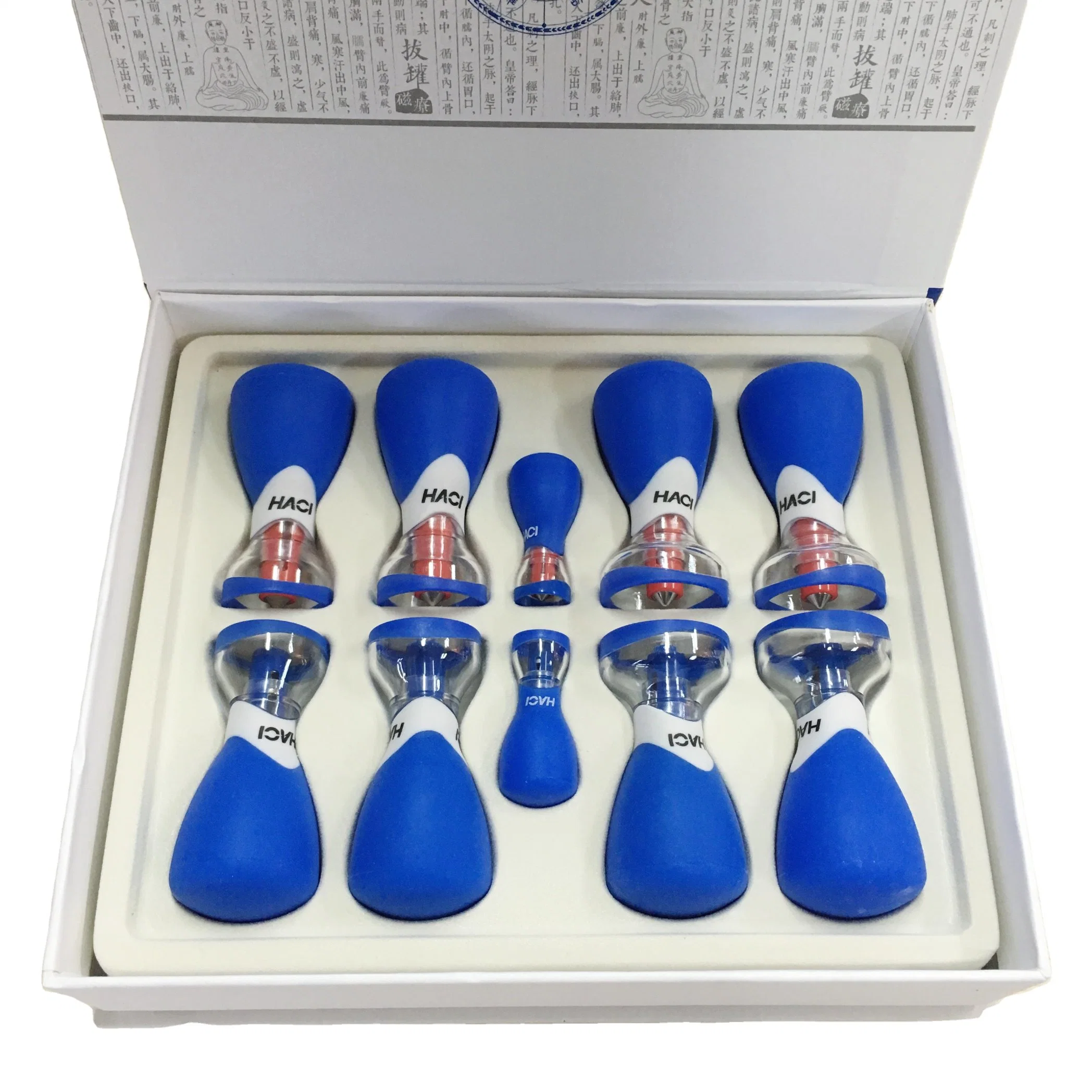 10 Cups Therapy Apparatus Magnetic Vacuum Suction Cupping Set