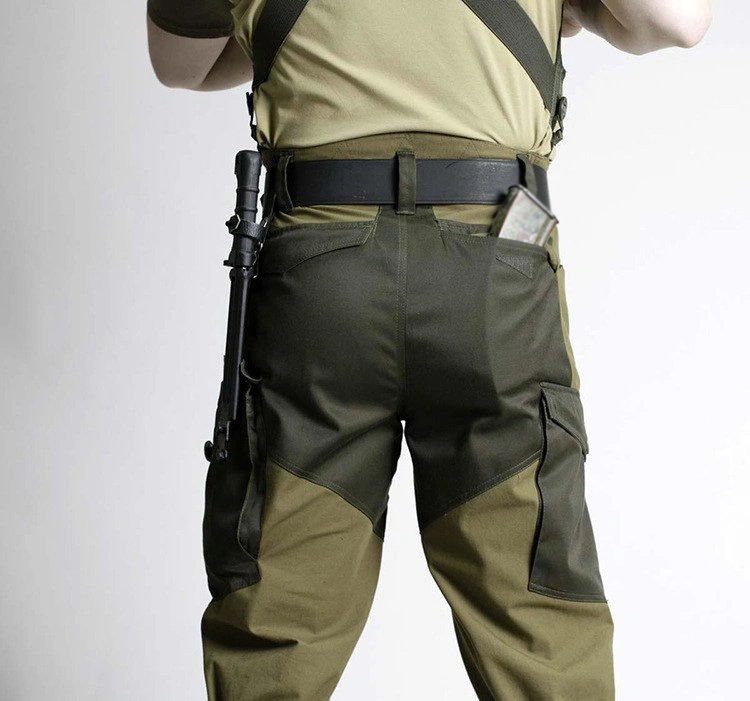 Las fuerzas especiales de deportes al aire libre uniforme de caza de combate táctico sobretodo traje Impermeable Pantalones Cargo de los trabajadores