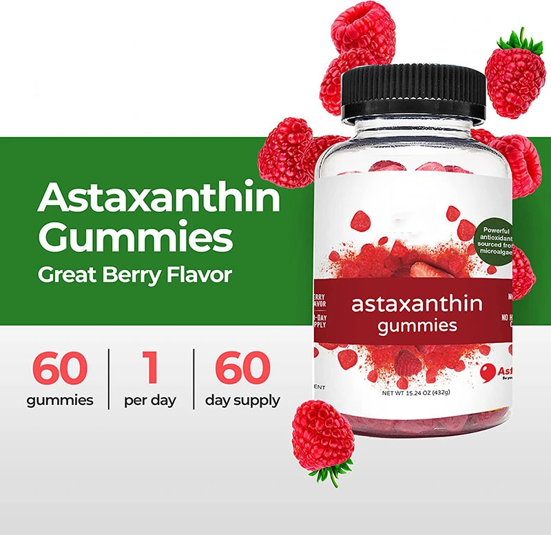 OEM Private Label Astaxanthin Gummies Дополнение для здоровья