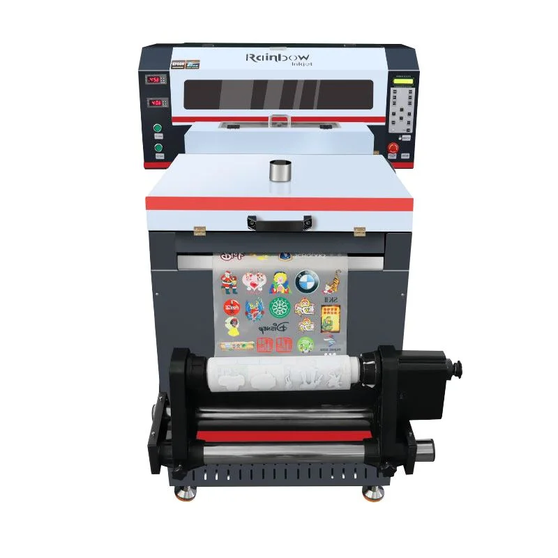 Rainbow 30cm Dtf Printing Machine for Safety Vests Fishing Shirts A3 Size Desktop Dtf Printer