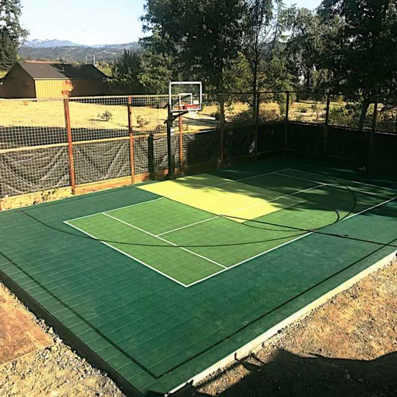 Residential Polypropylene Prefabricated Sport Court Flooring Tiles with Top Quality