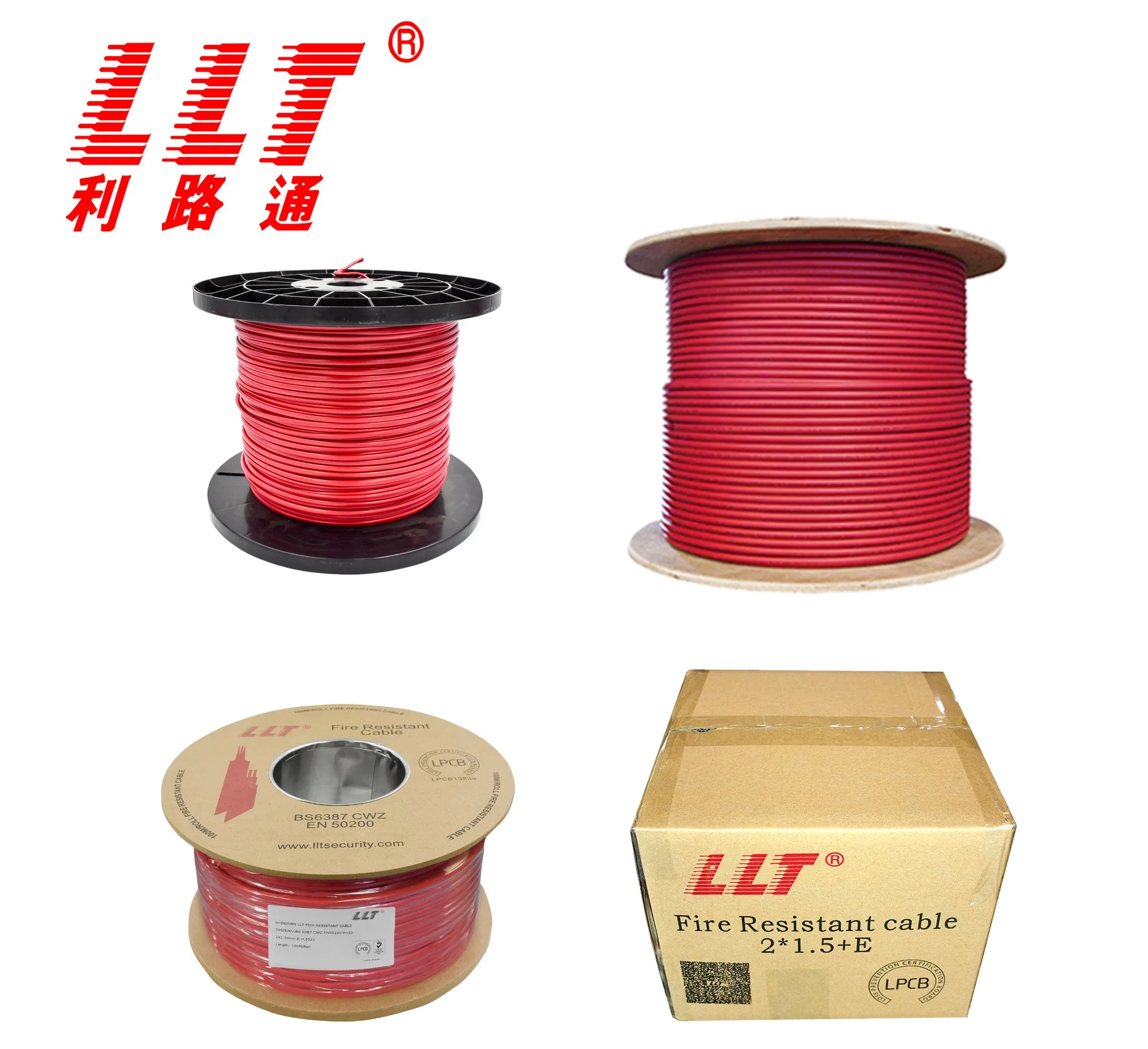 Fire Resistant Screened Fixed Installation Cables to BS 7629-1