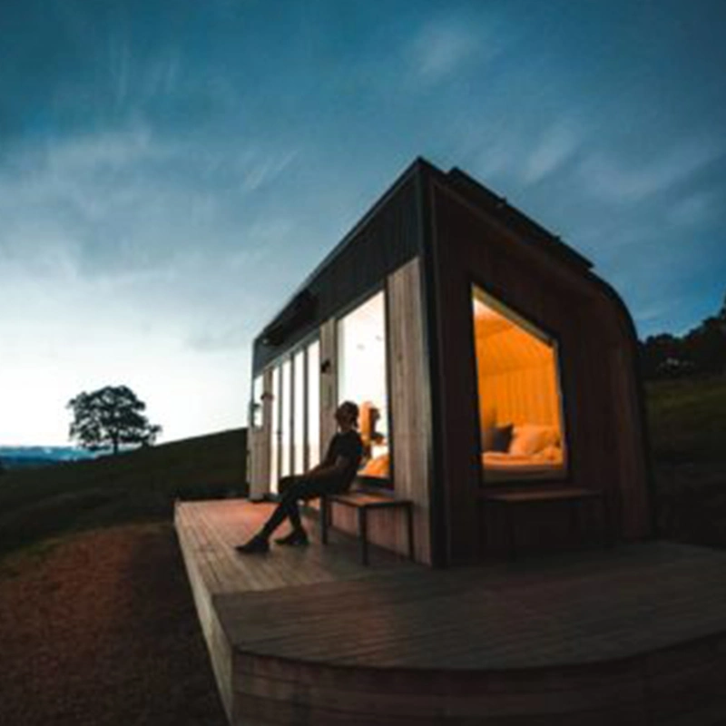 Tiny House with Humanized Design on Movable Wheels for Entertainment for Sale