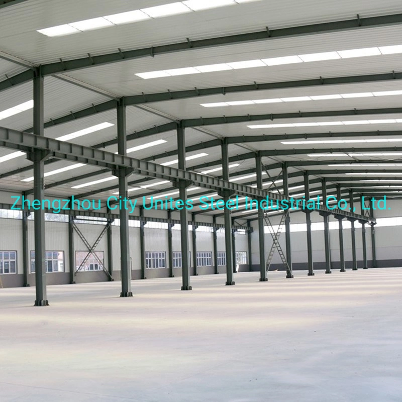 HDG Q235 Carbon Steel Peb Structural Building Greenhouse