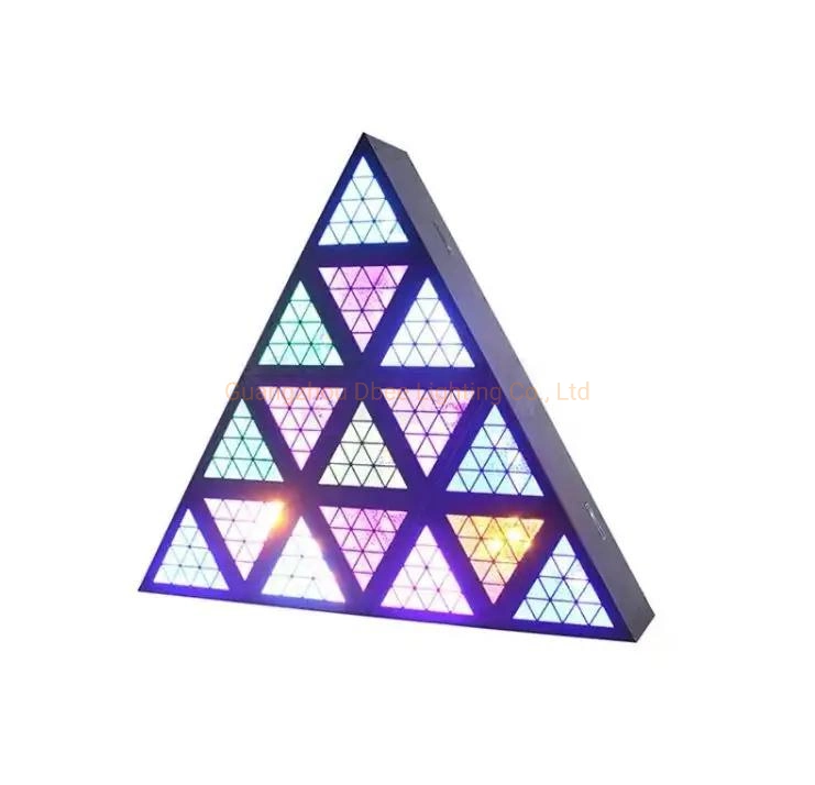 New DJ Equipment 16X10W LED Triangle Effect Lights RGB Matrix Wash Stage Lighting with Background