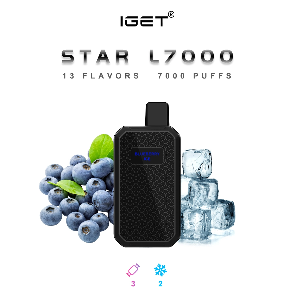 Iget Star 7000 inhalaciones mantener su Vape limpio y protegido con el diseño de la cubierta de polvo