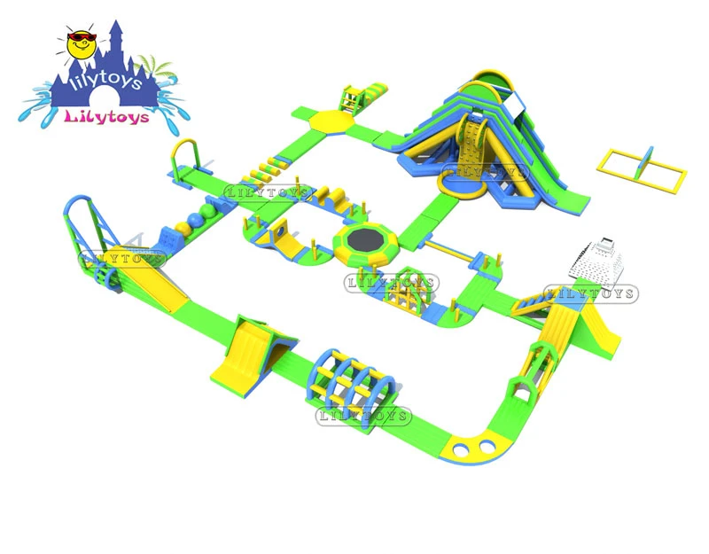Giant Water Park Floating Aqua Park Water Games