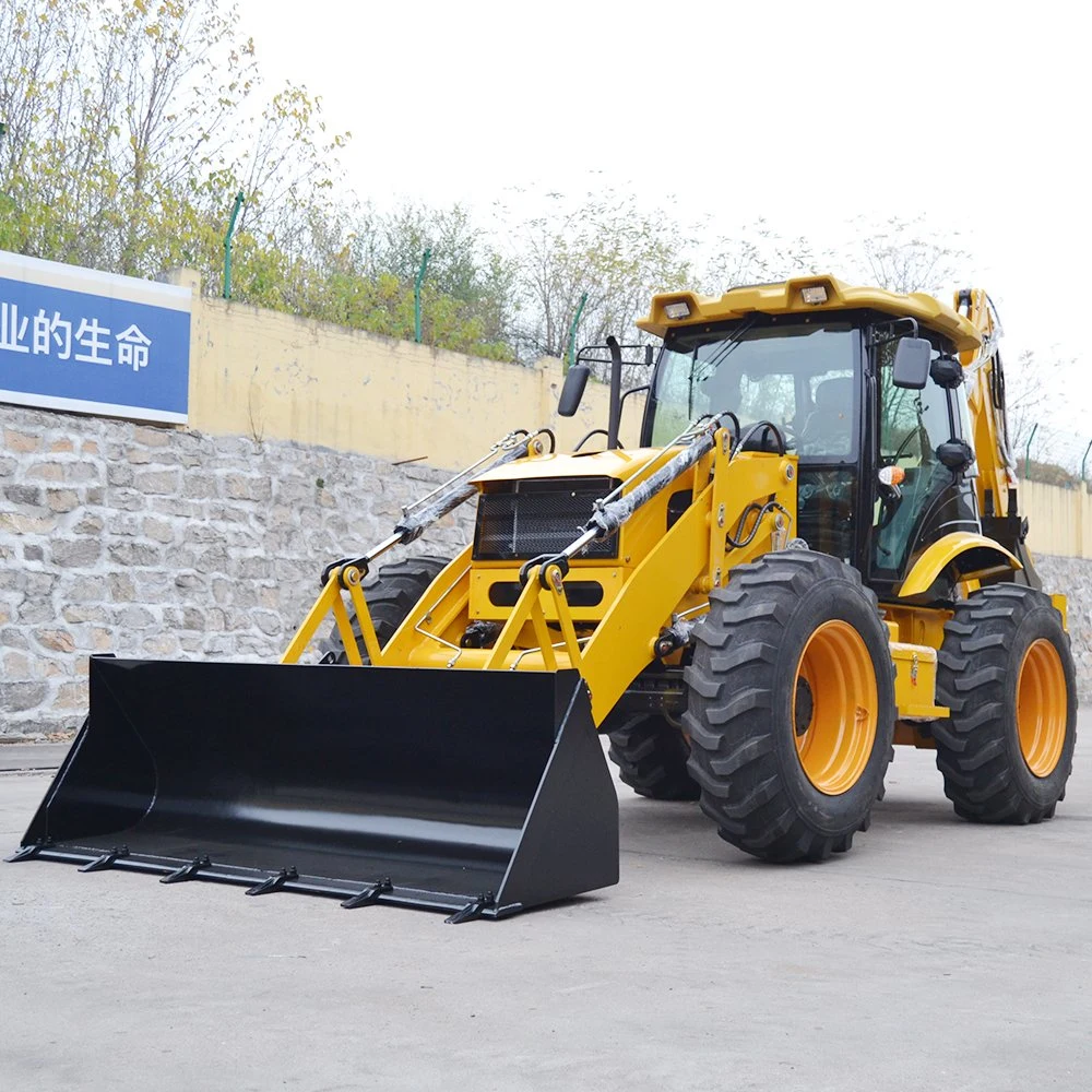 Manufacture 4WD Brand New Loaders Price List Cost-Effective Engineering Wheel Loader with Backhoe