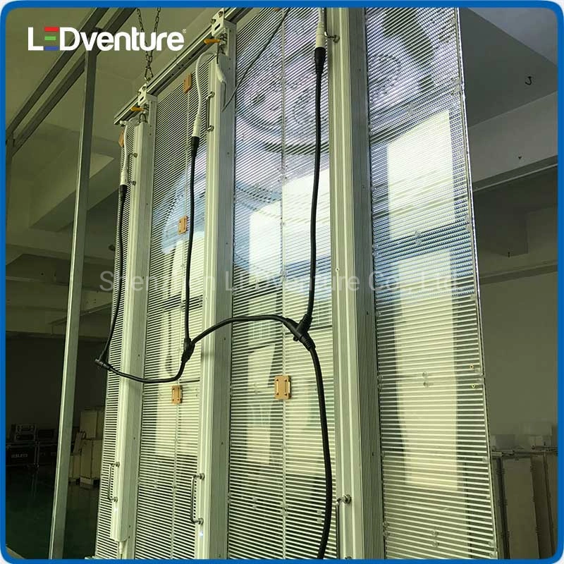 Shenzhen High quality/High cost performance  P10.4 Indoor LED Transparent Display for Advertising