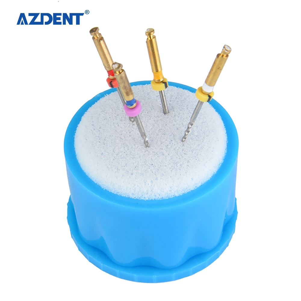 Dental Autoclavable Round Endo Stand Cleaning with Silicone Ring Base