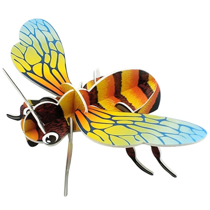 Custom 3D Paper Puzzle Insect Model Crafts DIY Intelligence Game Educational Toys