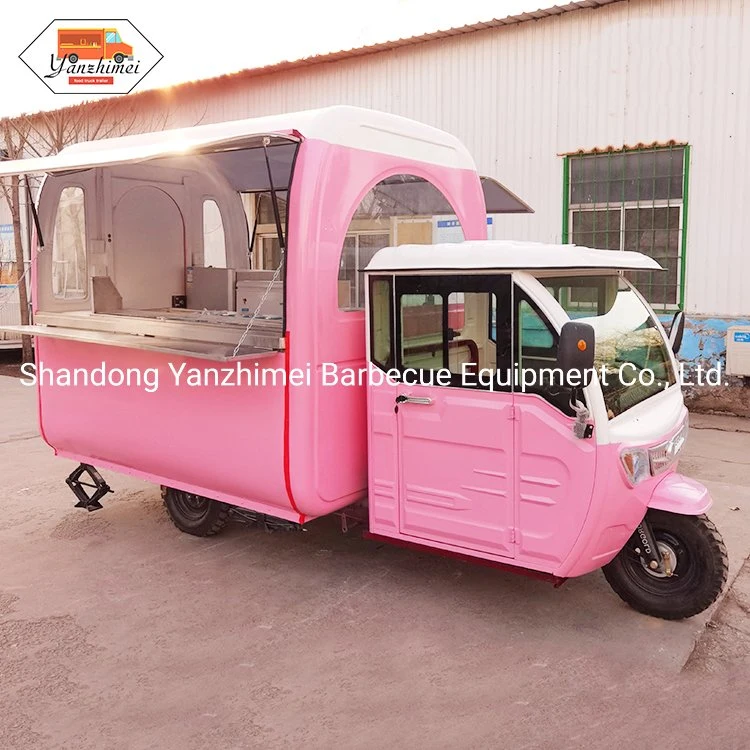China Preis Elektro-Lebensmittel Lkw Saft Kaffee Warenkorb Mobile Lebensmittel Dreirad Vintage Vending Ice Cream Fahrrad zum Verkauf