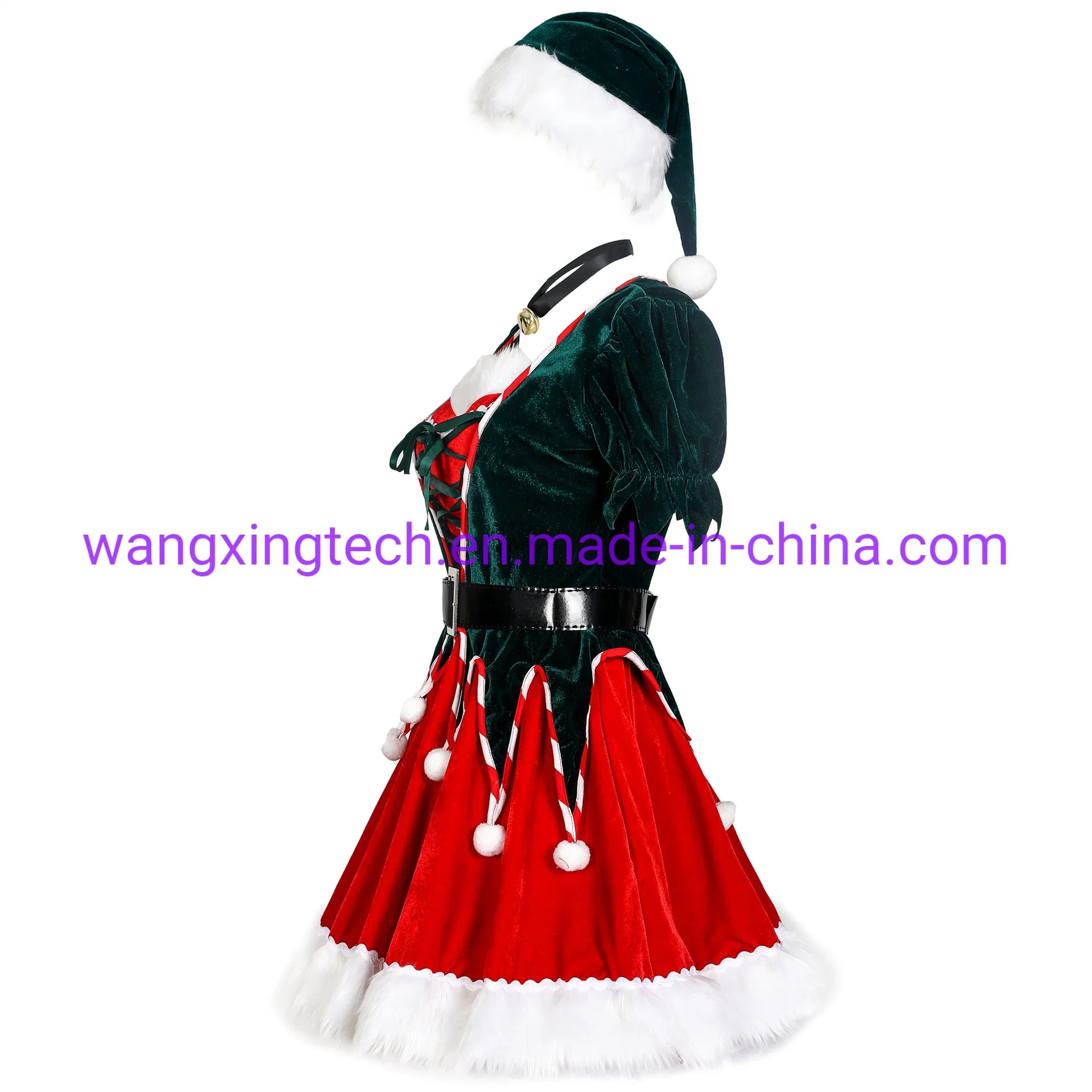 One Piece Uniform Costume Stage Performance Christmas New Year Lantern Party Costume Sexy Dress up S-XXL