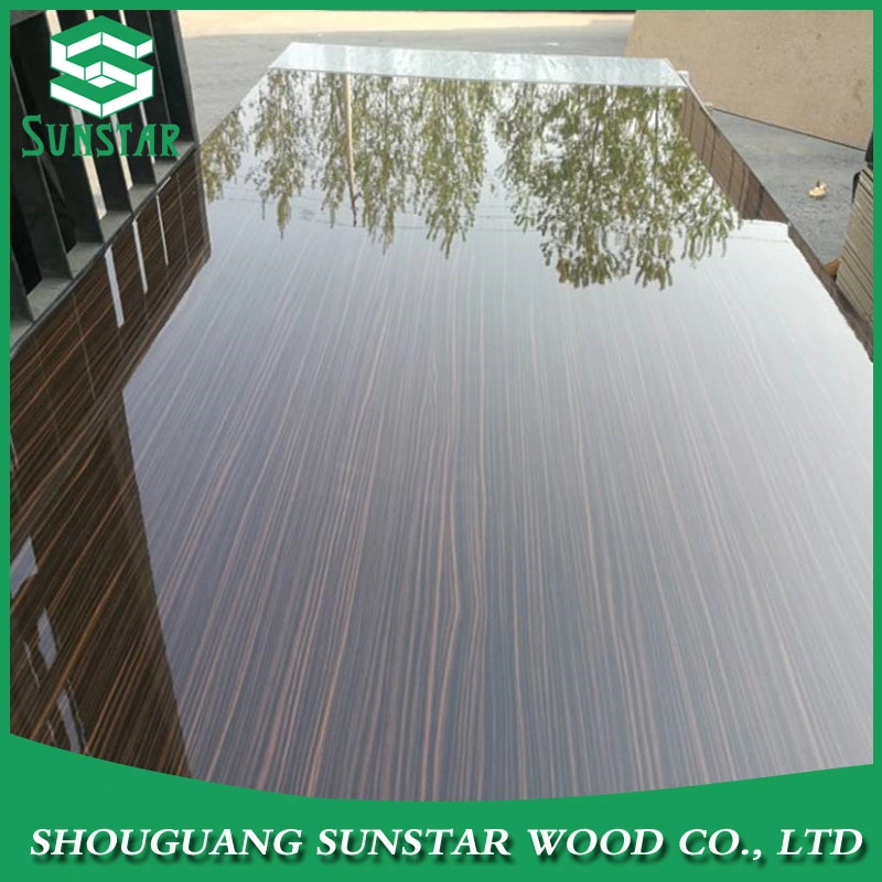 High Gloss Wood Grain UV MDF Panel/Melamine Faced Laminated Panel