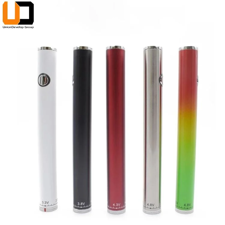 Black Threaded Charger 510 Vape Battery 350 mAh Battery Viarable Voltage E-Cig Preheating Vape Pen Battery