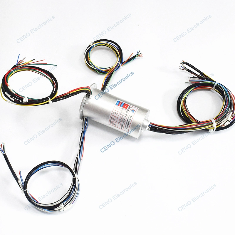 Integrated Power Electric and Signal Industry Slip Rings Collector Conductive Rotary Joints