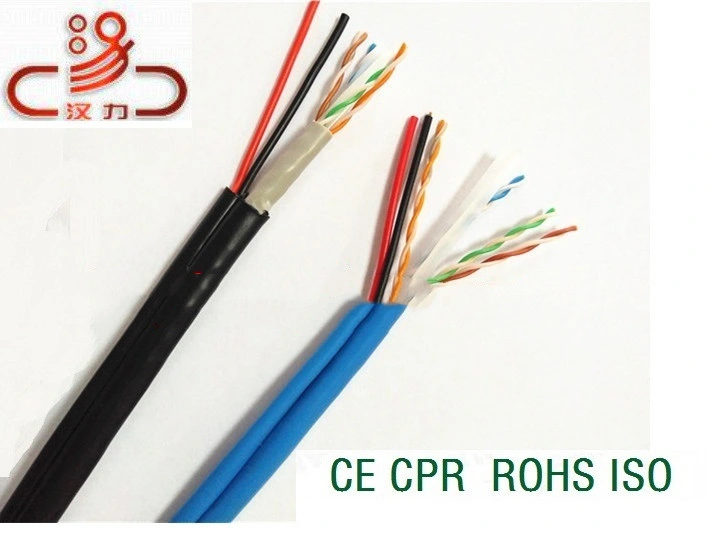 Cat5e 4pair + 2c Power Wire Communication Cable