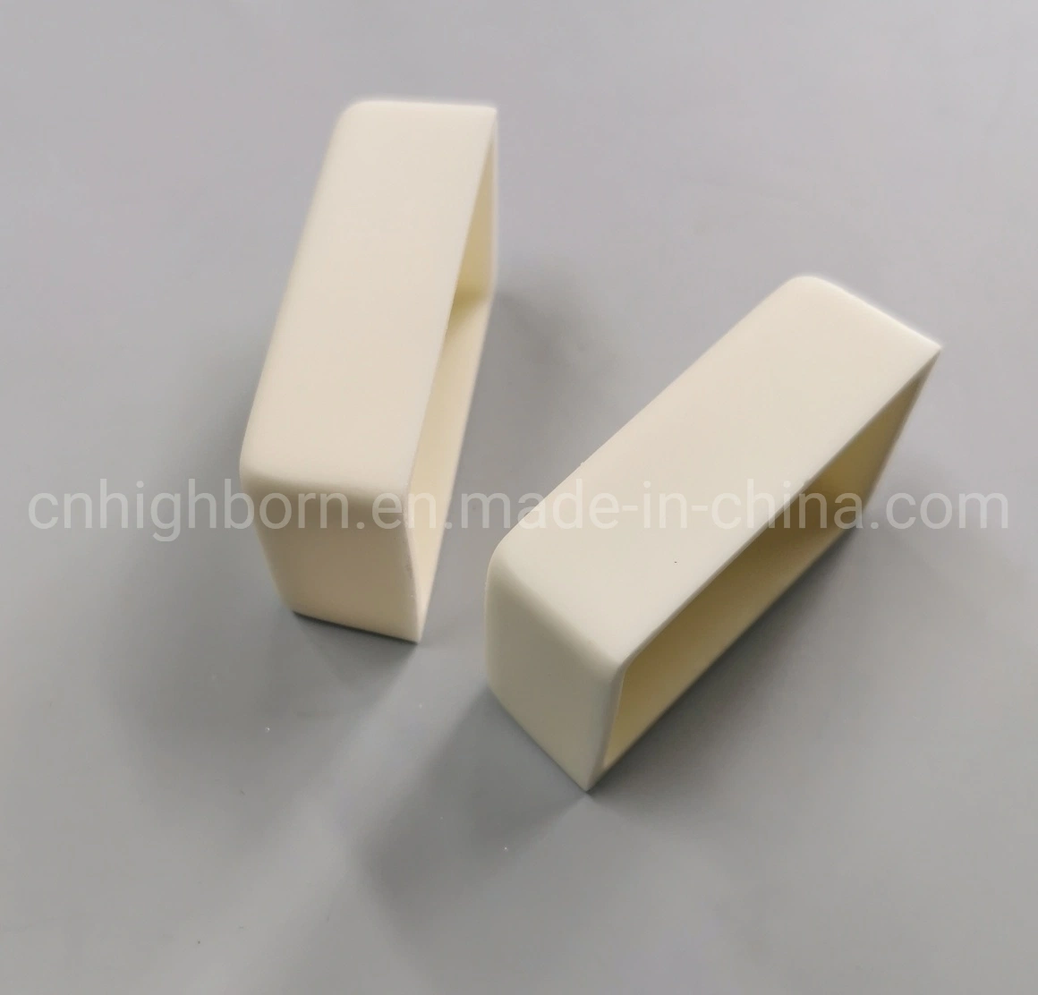 Industrial High Temperature Resistance Customized 99Al2O3 Alumina Ceramic Melting Boat Crucibles Used for Clay Firing