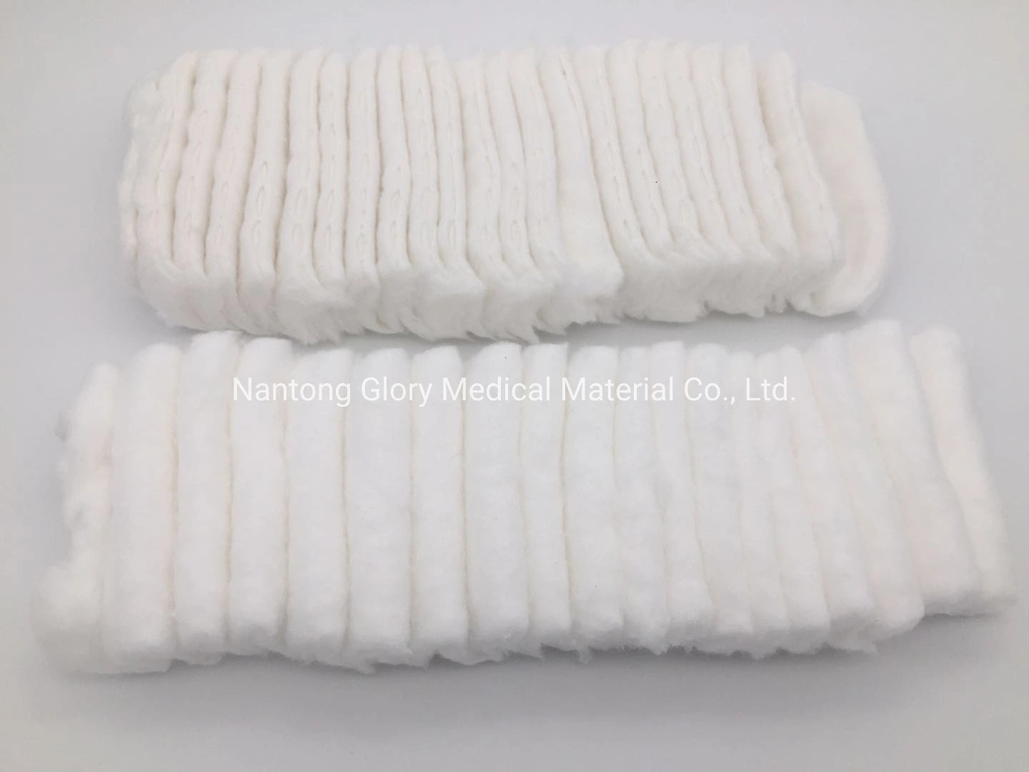 Médicos de alta calidad Apósito absorbente en zigzag de algodón