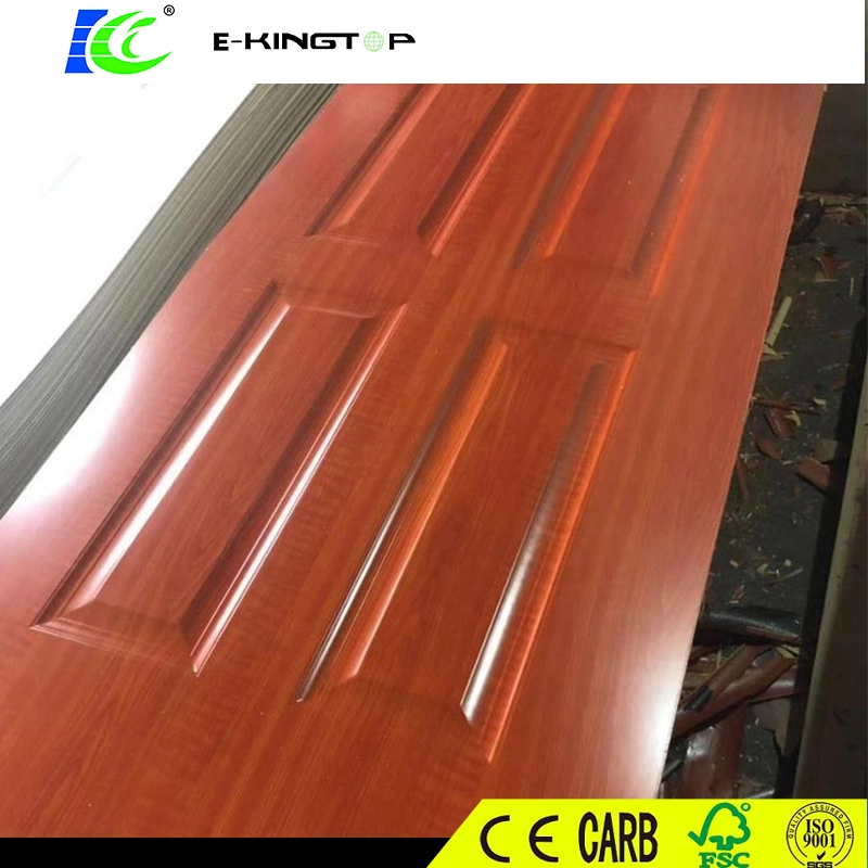 Chinese Suppliers Natural Wood Veneers Oak /Black Walnut Molded HDF Door Skin From Linyi