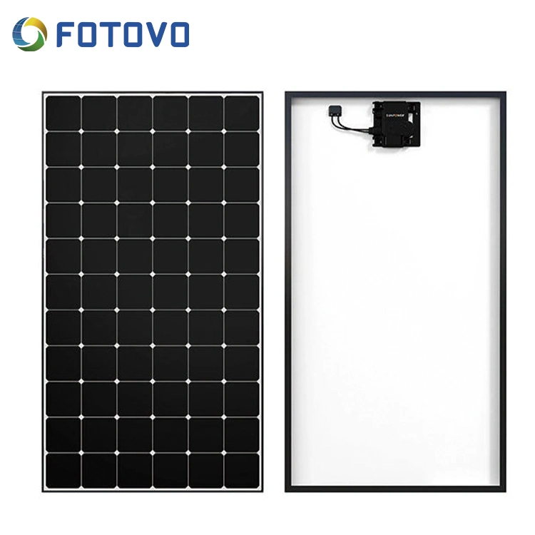 Fotovo MPPT AC Module 400 Watts Mono Photovoltaic Solar Panels Energy with Hoymilles Microinverter 400W Mini Solar System Home Use PV Products