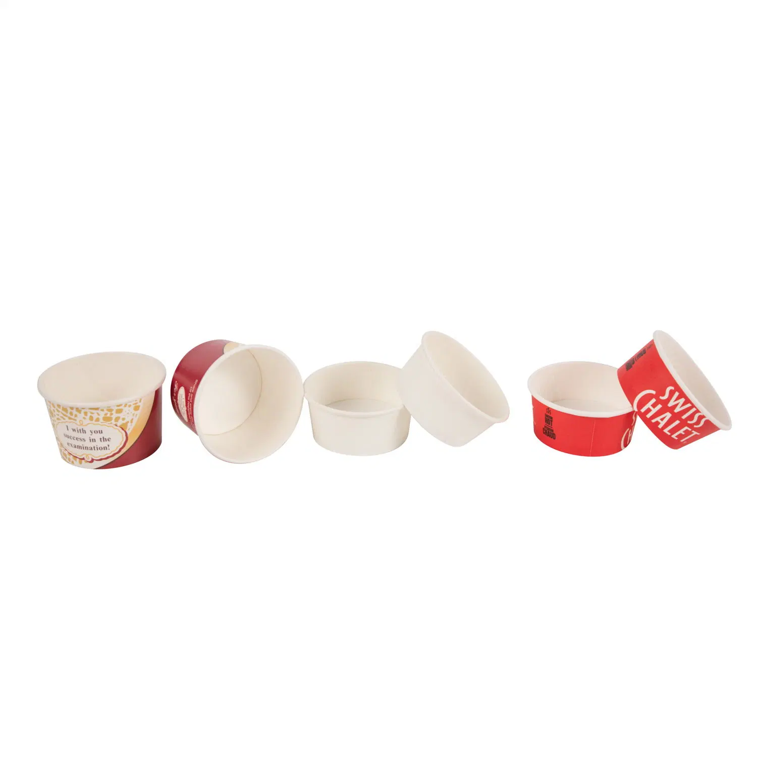 Hot Selling Eco Friendly Disposable Yogurt Ice Cream Paper Cup with Cover