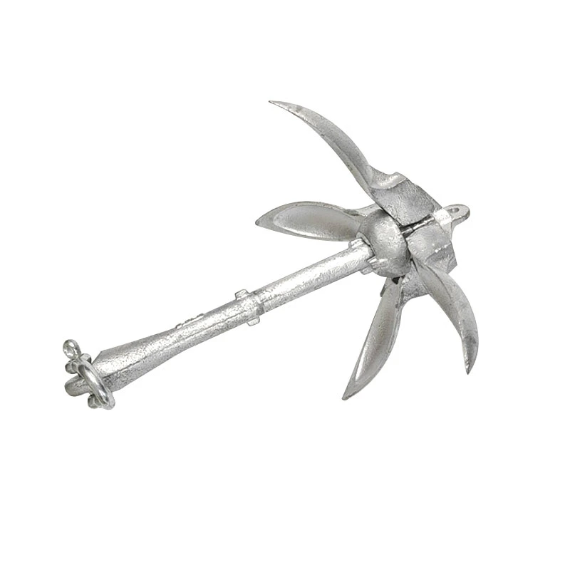 Hot Dipped Galvanized 1.5kg Fishing Boat Kayak Folding Anchor