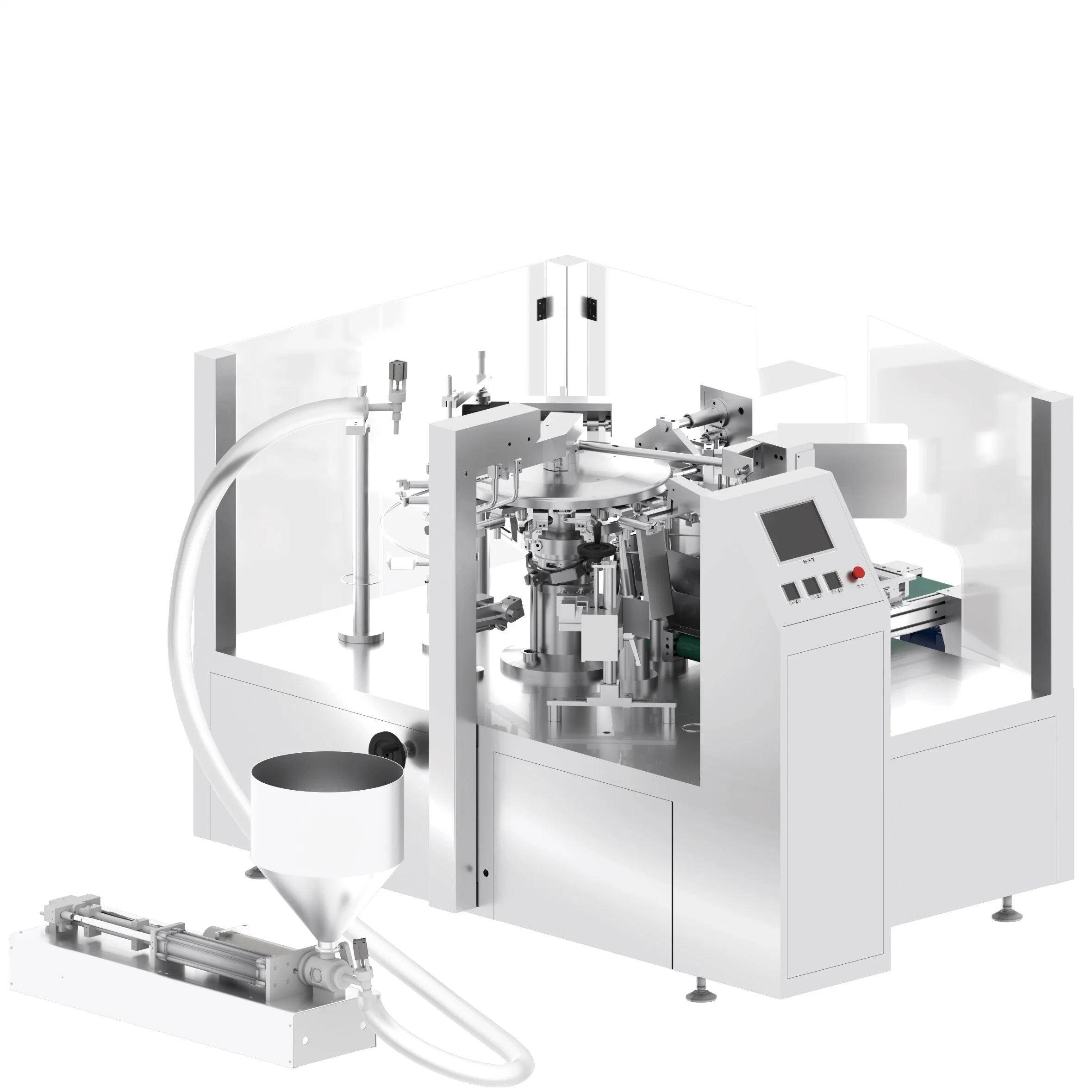 MW8-2030yt Liquid Paste Body Premade Pouch Packing Machine Far Infrared Rays Hot Small Heat Packing Shrinking Machine