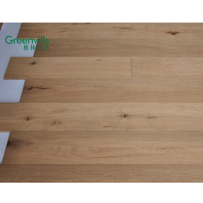 Haute qualité du bois d'origine Hot Sale Engineered Oak Dotan gris avec la couleur de base de contreplaqué de Wenge Parquet