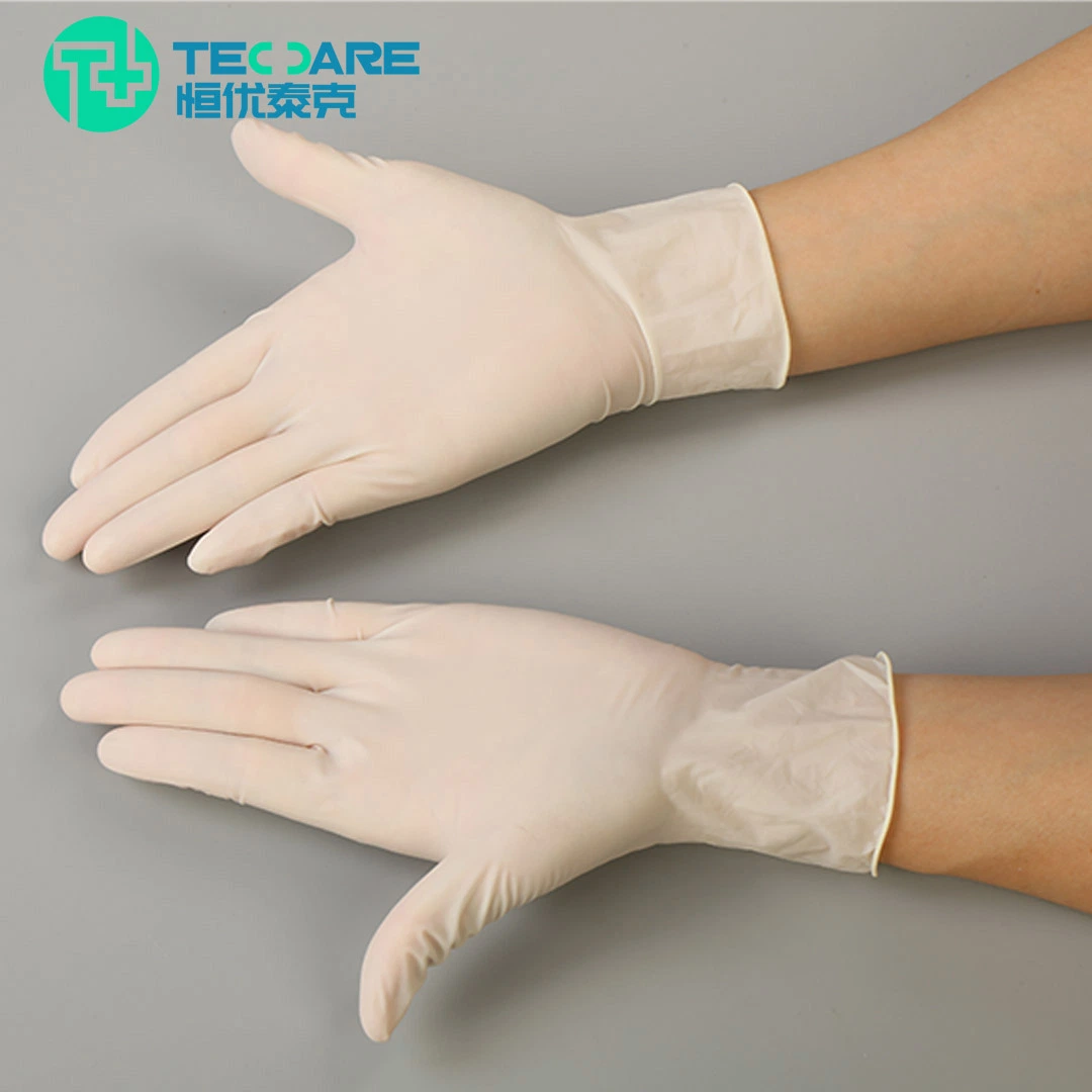 Factory Wholesale/Supplier Disposable Rubber Examination Glove Latex Work Gloves