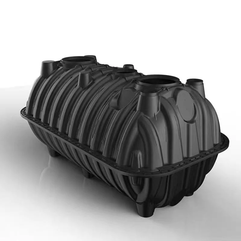 Family Used Small Size Three Chambers Bio Underground PP Plastic Septic Tank for Toilet Water Treatment