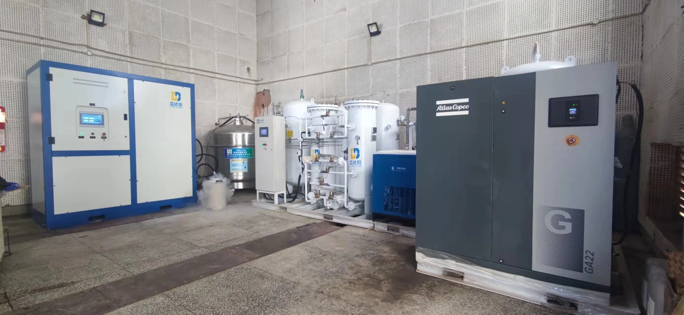 Ldh Gas 400m3 99.99% Compact Skid-Mounted High Purity Electronic and Food Nitrogen Generator