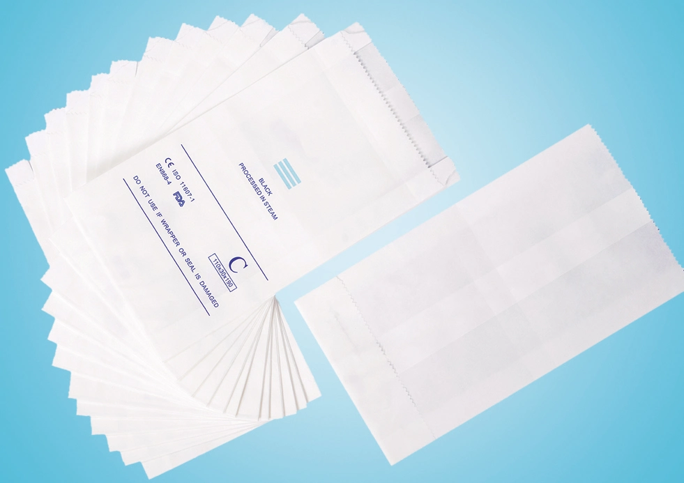 Qualified Medical Medical Sterilization Paper Bags Gusseted