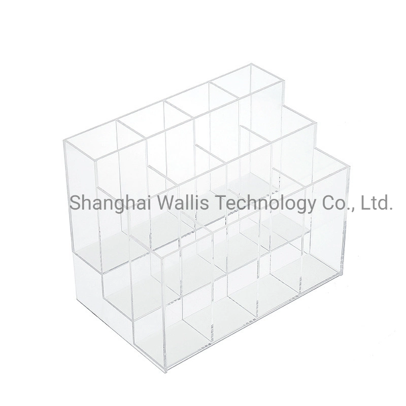 Custom Acrylic Pen Holder Stationery Display Stand Multi-Function Multi-Cell Storage Rack