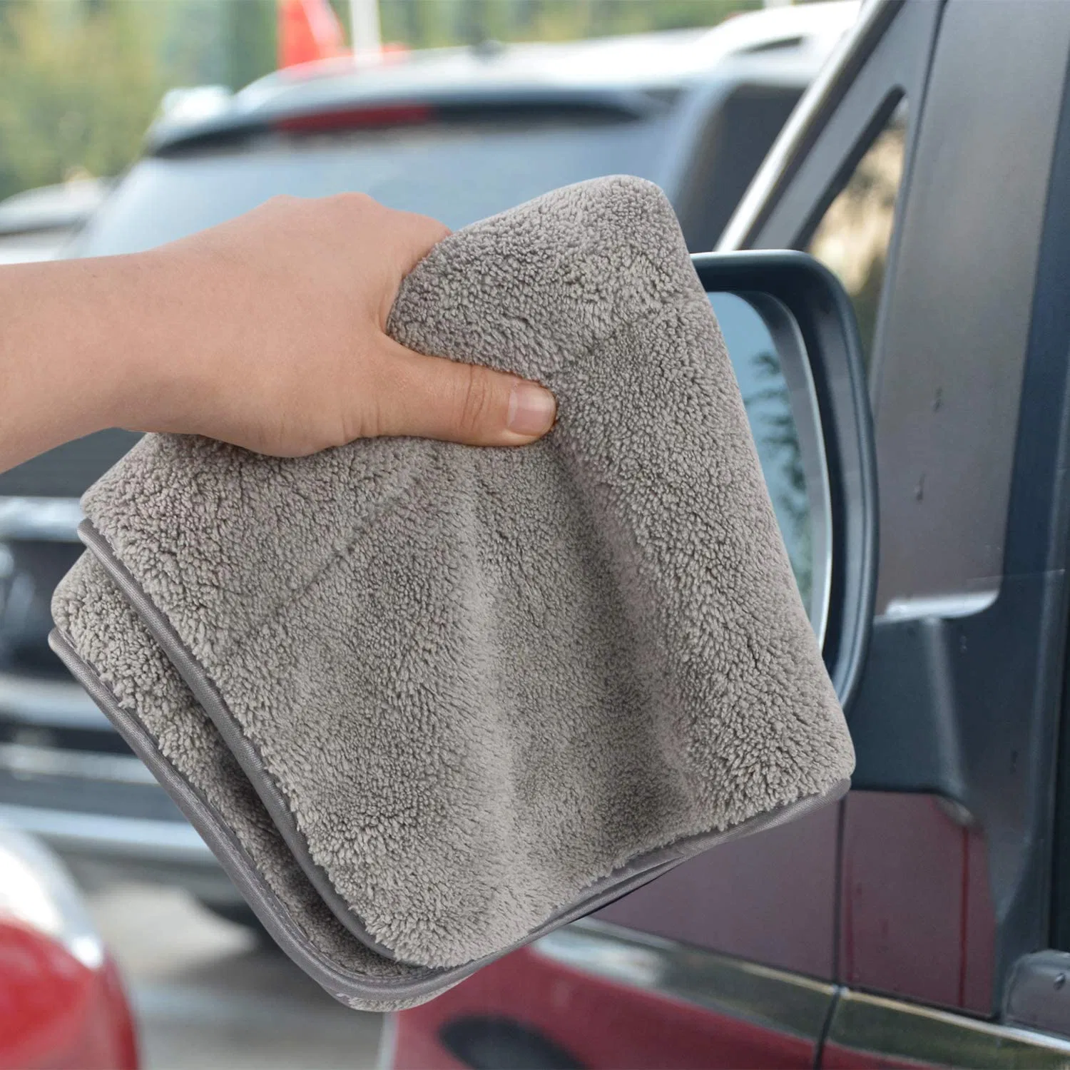 High Absorbent Sample Free Multipurpose Microfiber Towel Micro Fiber Cleaning Cloth 40X40cm 500GSM 800GSM Car Wash Auto Care Accessories Quick Drying Towel