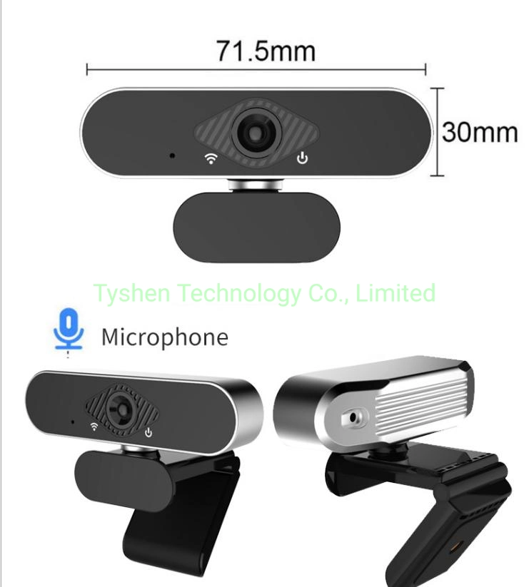 1080p Webcam Mccontrolador de cámara de viento incorporado Webcam remota gratuita