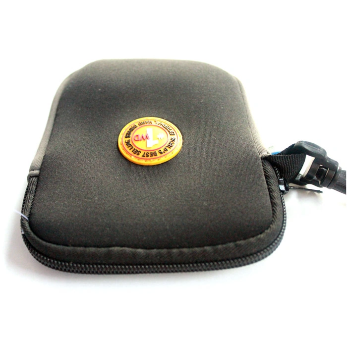 Custom Neoprene HDD Case Pouch Electronic USB Cable Storage Bag