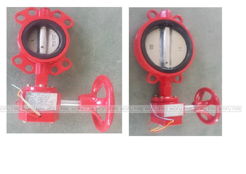 Wafer Butterfly Valves with Pneumatic Actuato, Butterfly Valve with Tamper Switch